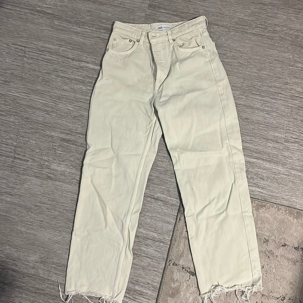 Zara tan pants size 6